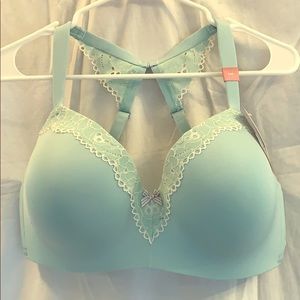 Cacique racer back mint bra